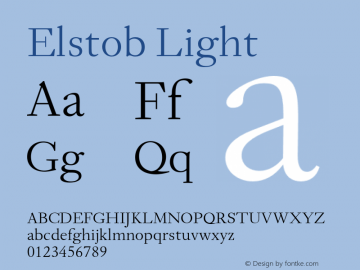 Elstob Light Version 1.007图片样张