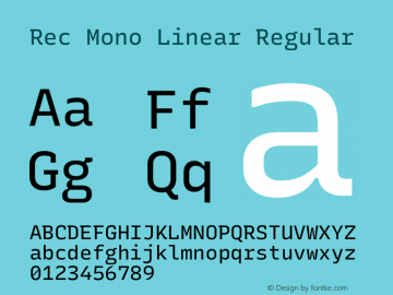 Rec Mono Linear Version 1.063图片样张