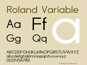 Roland Variable Version 1.000图片样张