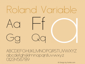 Roland Variable Version 1.000图片样张