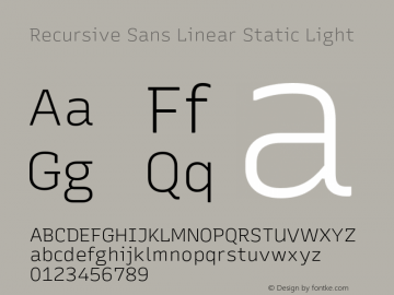 Recursive Sn Lnr St Lt Version 1.066;hotconv 1.0.115;makeotfexe 2.5.65600图片样张