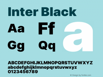 Inter Black Version 3.013;git-1cae97df7图片样张