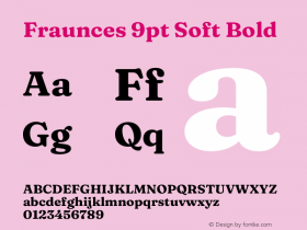 Fraunces 9pt Soft Bold Version 1.000;[f99f86859]图片样张