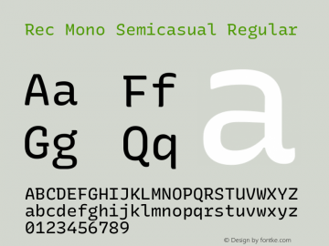 Rec Mono Semicasual Version 1.066图片样张