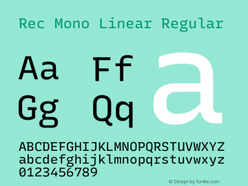Rec Mono Linear Version 1.068图片样张