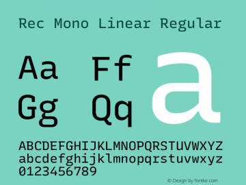 Rec Mono Linear Version 1.069图片样张