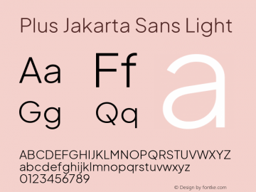 Plus Jakarta Sans Font,Plus Jakarta Sans Light Font,PlusJakartaSans ...