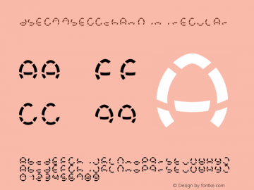 DSEG7 7SEGGCHAN MINI-Regular Version 0.46图片样张