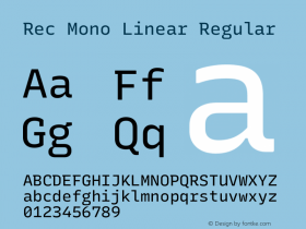 Rec Mono Linear Version 1.075图片样张