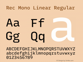 Rec Mono Linear Version 1.077图片样张