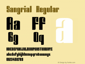 Sangrial Regular 1.0图片样张