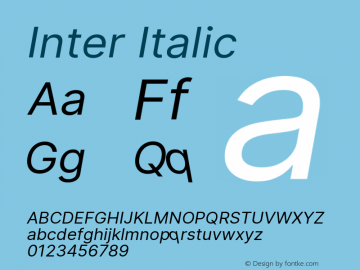 Inter Version 3.016;git-4cb8acb75 Font Sample