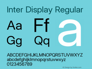 Inter Display Version 3.016;git-4cb8acb75图片样张