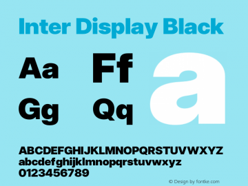 Inter Display Black Version 3.016;git-4cb8acb75图片样张