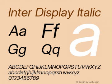 Inter Display Version 3.016;git-4cb8acb75图片样张