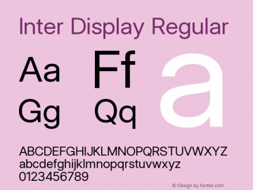 Inter Display Version 3.017;git-08b277b76图片样张