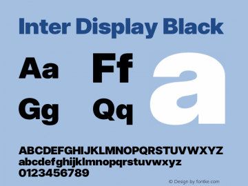 Inter Display Black Version 3.017;git-08b277b76图片样张