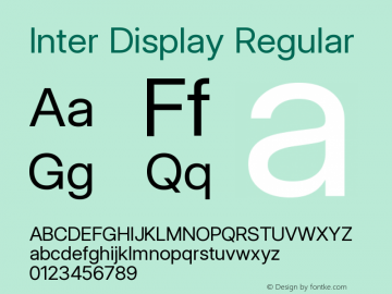 Inter Display Version 3.018;git-588b23468图片样张