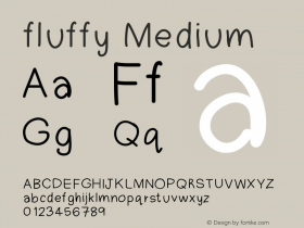 fluffy Version 001.000 Font Sample