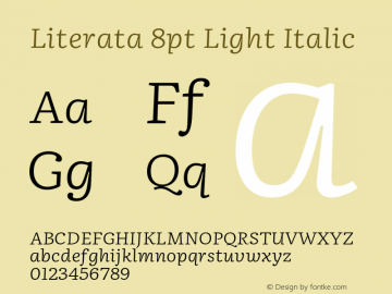 Literata8pt-LightItalic Version 3.002图片样张