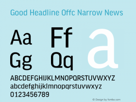 Good Head Offc Narrow News Version 7.504; 2014; Build 1020图片样张