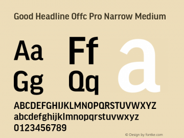 Good Head Offc Pro Narrow Medium Version 7.504; 2014; Build 1020图片样张