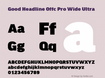 Good Head Offc Pro Wide Ultra Version 7.504; 2014; Build 1021图片样张