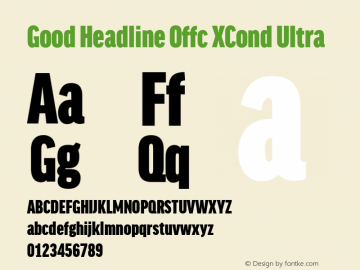 Good Head Offc XCond Ultra Version 7.504; 2014; Build 1020图片样张