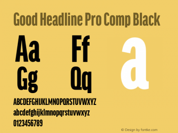 GoodHeadlinePro-CompBlack Version 7.504; 2014; Build 1021图片样张