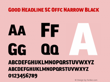 Good Head SC Offc Narrow Black Version 7.504; 2014; Build 1020图片样张
