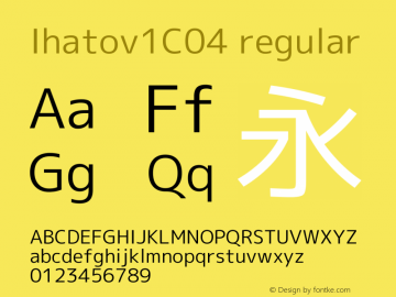 Ihatov1C04 Regular Version 1.063a.20210501图片样张