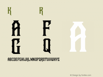 Karma Free Version Version 1.000 Font Sample