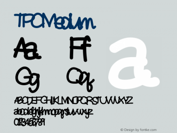 TPC Version 001.000 Font Sample