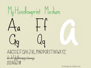 MyHandlowprint Version 001.000图片样张