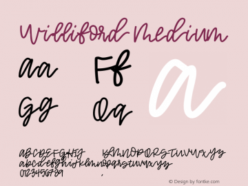 Williford Version 001.000图片样张