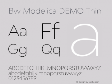 Bw Modelica DEMO Thin Version 2.000;PS 002.000;hotconv 1.0.88;makeotf.lib2.5.64775图片样张
