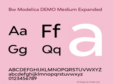 Bw Modelica DEMO Medium Expanded Version 2.000;PS 002.000;hotconv 1.0.88;makeotf.lib2.5.64775图片样张