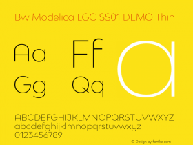 Bw Modelica LGC SS01 DEMO Thin Version 3.000;PS 003.000;hotconv 1.0.88;makeotf.lib2.5.64775图片样张