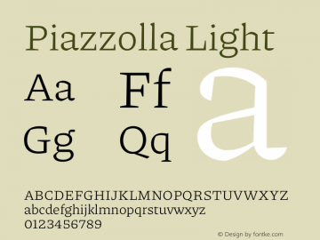 Piazzolla Light Version 1.310图片样张