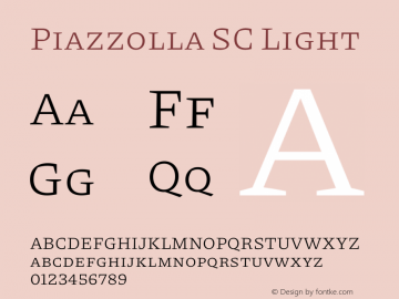 Piazzolla SC Light Version 1.310图片样张