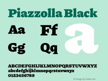 Piazzolla Black Version 1.320图片样张