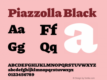 Piazzolla Black Version 1.340图片样张