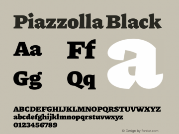 Piazzolla Black Version 2.000图片样张