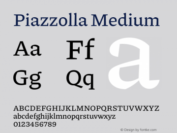 Piazzolla Medium Version 2.003图片样张