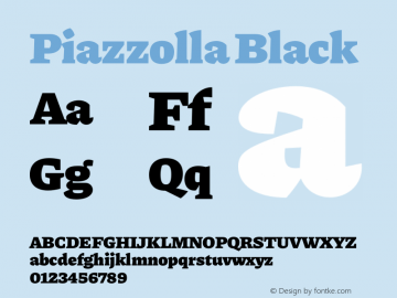 Piazzolla Black Version 2.003图片样张