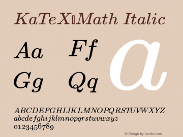 KaTeX_Math-Italic Version 3698457769图片样张