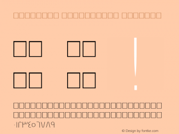 Mehrajan-ExtraLight Version 1.000 Font Sample