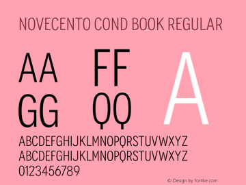 Novecento CondBook Version 1.00图片样张