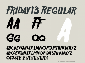 Friday13 Regular 1.2图片样张