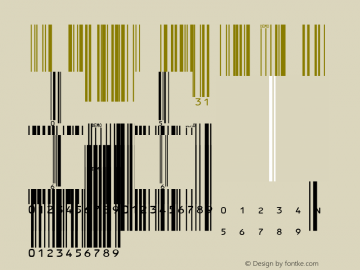 IDAutomationSUPCEANL Demo GS1 UPC/EAN Font; Copyright (c) 2020 IDAutomation.com, Inc. [Sample Version for Demo Use Only]图片样张